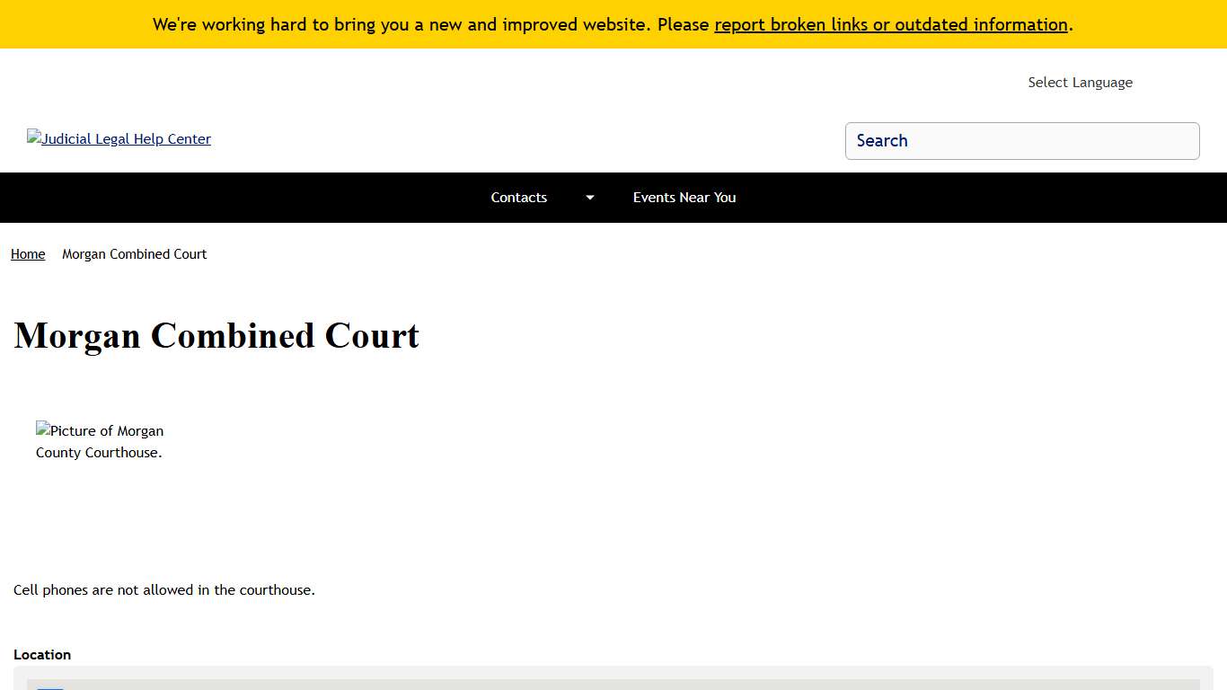 Morgan Combined Court | Judicial Legal Help Center